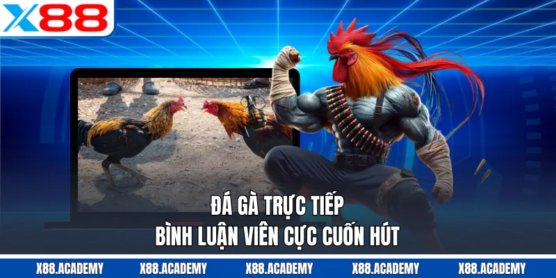 Đá gà trực tiếp bình luận viên cực cuốn hút