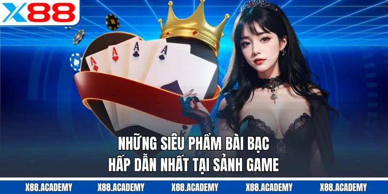 Những siêu phẩm bài bạc hấp dẫn nhất tại sảnh game