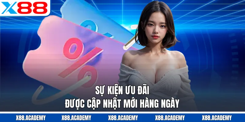 Sự kiện ưu đãi được cập nhật mới hàng ngày